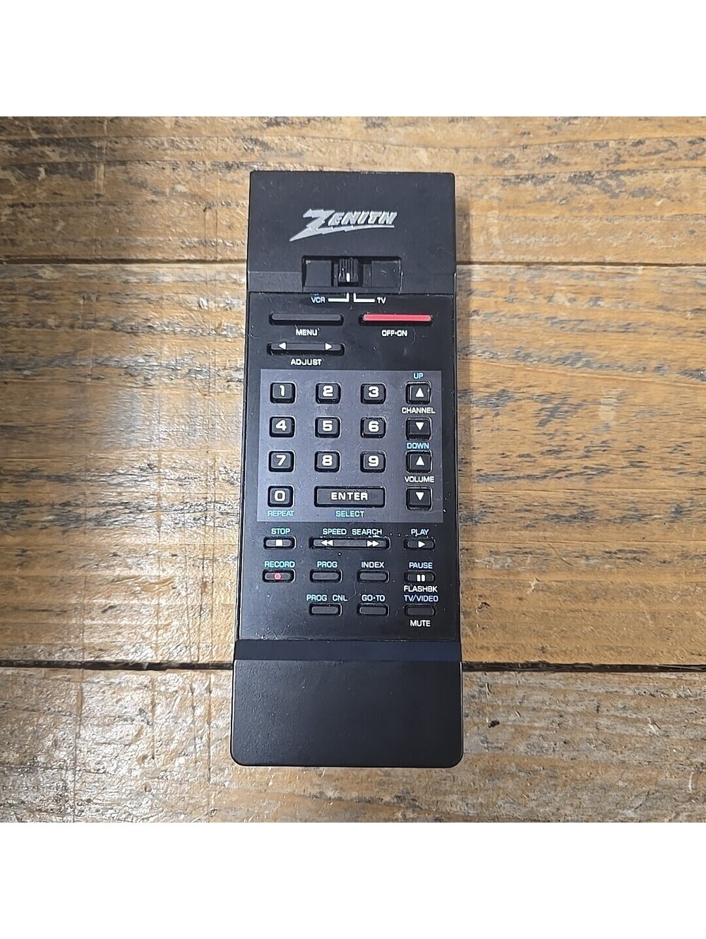 ZENITH TV / VCR Remote Control 343 14-965C Original Replace Working Good